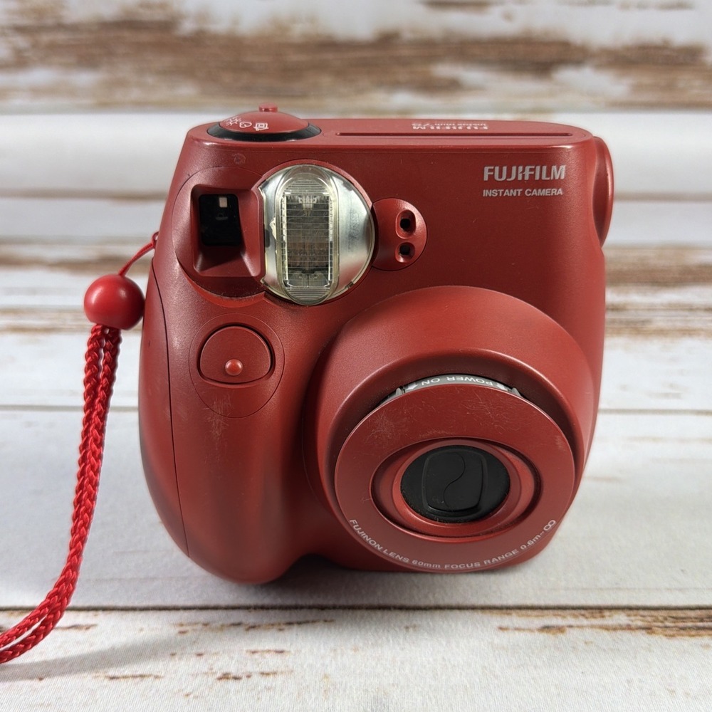 Fujifilm Instax Mini 7S Instant Film Camera Red Tested